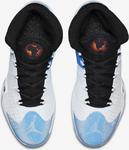 Кроссовки Air Jordan 30 UNC, белый - фото 5