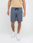 Шорты U.S. Polo Chambray Jogger, темно-синий - фото