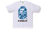 Футболка унисекс A BATHING APE, Белый/Синий - фото 4