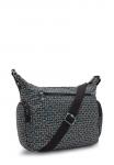 Сумка кросс-боди Kipling GABBIE PRT AC, Geo Feather/Black - фото 2