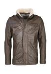 Куртка Mustang Leather jacket, Braun/Brown - фото