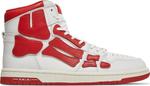 Кроссовки Amiri Skel Top High White Red, белый - фото