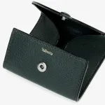 Чехол для монет с защелкой Valextra, цвет Dark Green - фото 3