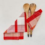 Чайные полотенца Zollner, 50x70 см, красный - фото 4