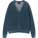 Кардиган Stussy Loose Gauge Cardigan 'Blue', синий - фото