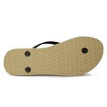 Женские бразильские пляжные шлепанцы коричневого цвета с резиновой подошвой BRASILERAS, коричневый / коричневый - фото 5