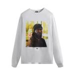 Лонгслив Kith For The Wire Omar Back Long-Sleeve Tee 'White', белый - фото