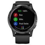 Умные часы Garmin VívoActive 4, черный и графитовый - фото 2