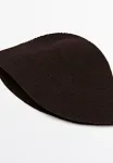 Шапочка Massimo Dutti, Dark Brown - фото 2