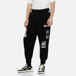 Повседневные брюки мужские черные Evisu, черный - фото 3