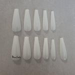 Формы для типсов «Гроб балерины», молочный, 120 шт. Deni Carte - фото 5