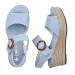 Сандалии Rieker, светло-голубой - фото 9