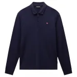 Поло Napapijri Ealis, синий - фото 3