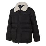 Куртка PUMA Shearing Down Jacket 'Black', черный - фото