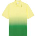Поло с эффектом омбре LACOSTE, желтый - фото