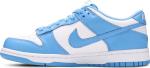 Кроссовки Nike Dunk Low GS 'University Blue', синий - фото 4