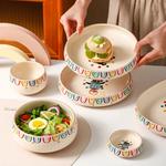 Набор посуды Kawasimaya, бежевый/оранжевый, 2 тарелки 15 см - фото 4