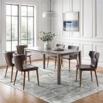 Ковёр Soalmost Washable для гостиной, 305х244 см, серый/белый - фото 2