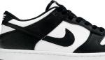 Кроссовки Nike Dunk Low GS 'Black White', черный - фото 3