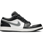 Кроссовки Air Jordan 1 Low Black Medium Grey, черный - фото