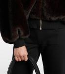 Короткая бомбер-куртка Coperni, Brown - фото 5