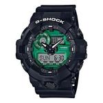 Часы CASIO G-Shock Analog-Digital 'Black Green', черный - фото