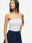 VILA Топ 'VIKenza' в белом цвете - фото 7