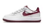 Кроссовки для скейтбординга Nike Air Force 1 Kids, White/Red - фото