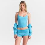 Топ SKIMS Cotton Jersey Scoop Neck Cami, голубой - фото 3