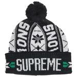 Шапка Supreme Snow Beanie, черный - фото