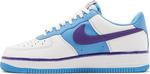Кроссовки Nike NBA x Air Force 1 '07 LV8 '75th Anniversary - Lakers', белый - фото 4