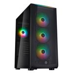 Корпус SilverStone FARA 512Z, Mid Tower, черный - фото