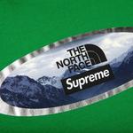 Футболка Supreme x The North Face Mountains Tee 'Green', зеленый - фото 4