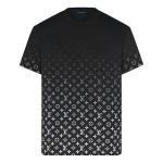 Футболка lv monogram gradient for men black Louis Vuitton, черный - фото