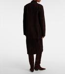 Замшевое пальто Sabine Staud, Espresso - фото 3