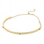 Pandora Серебряное ожерелье 925 пробы для женщин Gold - фото 3