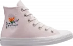 Кроссовки Converse Wmns Chuck Taylor All Star High Embroidered Crystals, розовый - фото