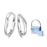 MOLADY Пара серебряных колец Sterling Silver унисекс - фото 11