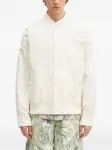 Куртка-рубашка с вышитым логотипом Fred Perry, белый - фото