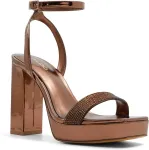 ALDO womens Diedra, бронза - фото 5