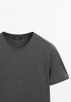 Футболка Massimo Dutti SHORT SLEEVE , Grey - фото 7