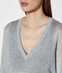 Свитер Michael Kors с добавлением шелка, серый - фото 4