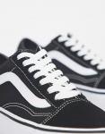 Кроссовки на платформе Vans Old Skool, черный/белый - фото 3