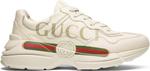 Кроссовки Gucci Rhython Leather Sneaker Logo, белый - фото 2