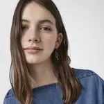 Моносерьга Tous Good Vibes Serpent 1/2 With Diamondst, золото - фото 7