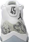 Кроссовки OVO x Air Jordan 11 Retro Snakeskin, белый - фото 7