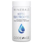 Codeage, Кето-электролиты, минералы, кетогенная формула, 180 капсул - фото