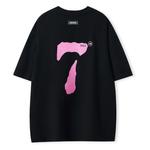 Футболка унисекс PAKA, темно-синий с желтым (7) - фото 4