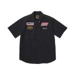 Рубашка Supreme x Vanson Leathers Short-Sleeve Work Shirt 'Black' - фото