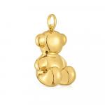Подвеска Tous Extra Large Bear Pendant Bold Bear, позолоченное серебро - фото 2
